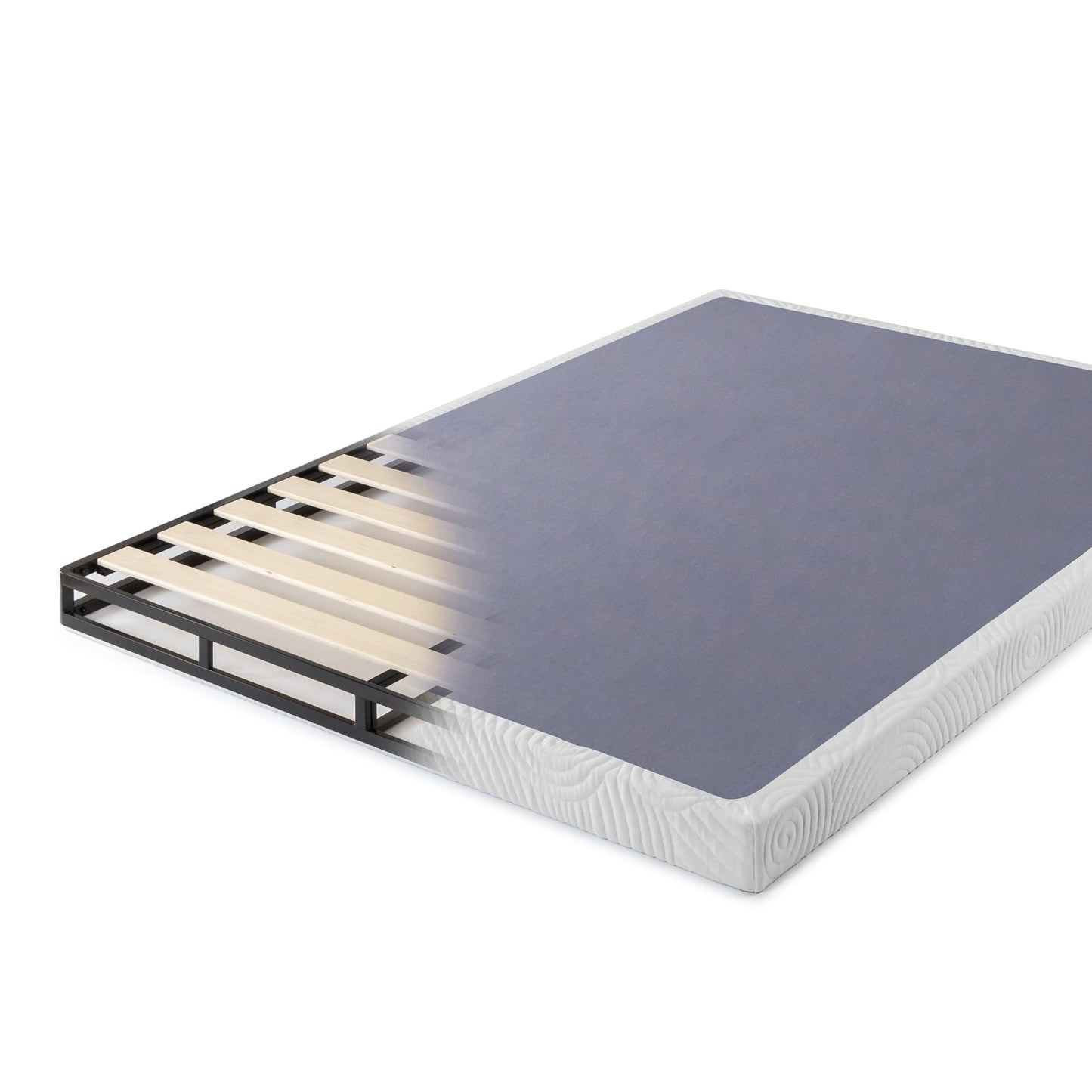 Zinus Walter Standard Profile Metal Smart Box Spring / Mattress Foundation / Wood Slat Support / Easy Assembly