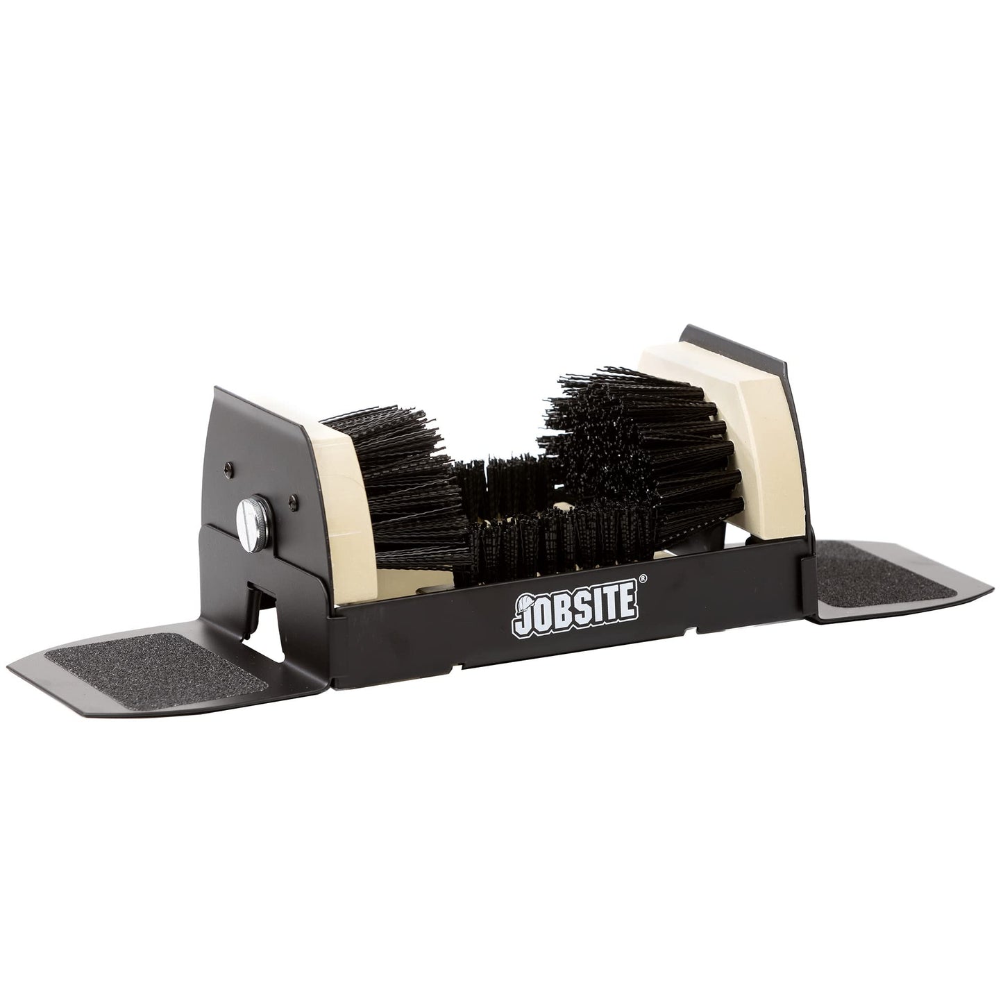 Jobsite Boot Scraper - Outdoor Shoe Scrubber Cleaner Brush - Extra Wide