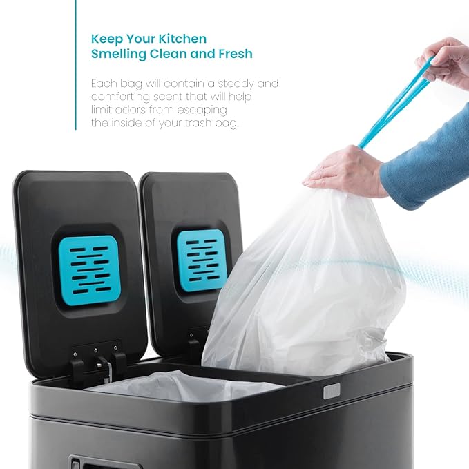 Home Zone Living 8 Gallon Kitchen Trash Bags