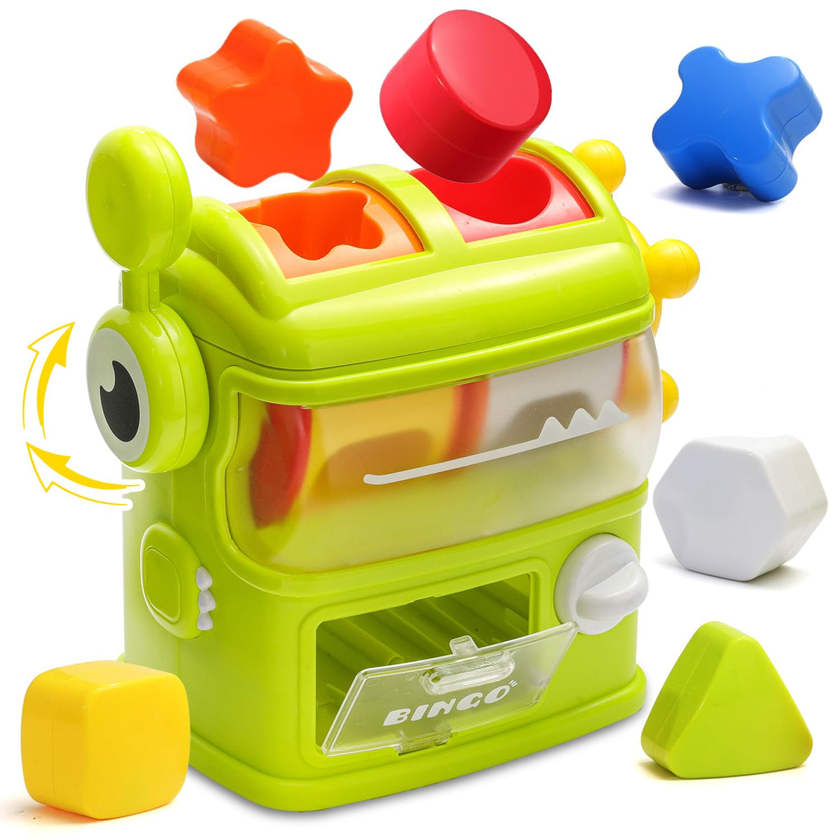 Seozio Shape Sorter Toys for Kids 1 2 3 Years Old, Sensory Montessori Toy