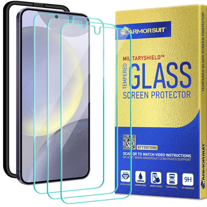 ArmorSuit 2 Pack for Samsung Galaxy S24 Ultra Screen Protector (6.8") Case Friendly MilitaryShield HD Clear Film - Made in USA