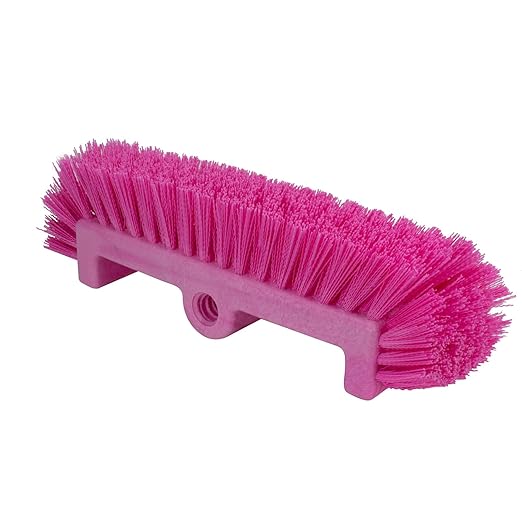 SPARTA Multi-Level Tile Scrub Brush 12" Wide Brush Head, Heavy-Duty Tile