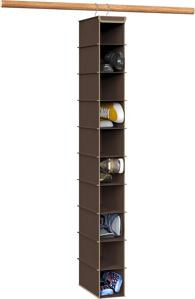 Simple Houseware 10 Shelves Hanging Shoes Organizer Holder