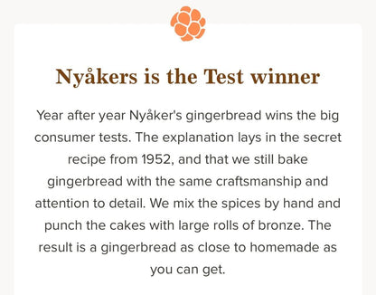 Swedish Ginger Snaps Cookies - Organic Vegan Dairy-Free Crackers - Great Snack with Coffee or Tea - Gift Tin for Birthday or Christmas - from Nyakers