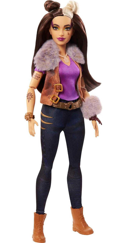 Mattel Disney Zombies 2 Toys, Wynter Barkowitz Werewolf Fashion Doll Wearing Rocker Outfit & Accessories, 11 Bendable “Joints”