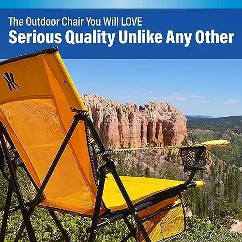 Kijaro Foldable Camping Chair, Vik Black, Polyester, Mesh, Steel, Portable, Durable, Unisex