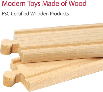 BRIO World 50 Piece Train Track Pack for Kids Age 3 Years Up - Wooden Railway Accessories and Add Ons