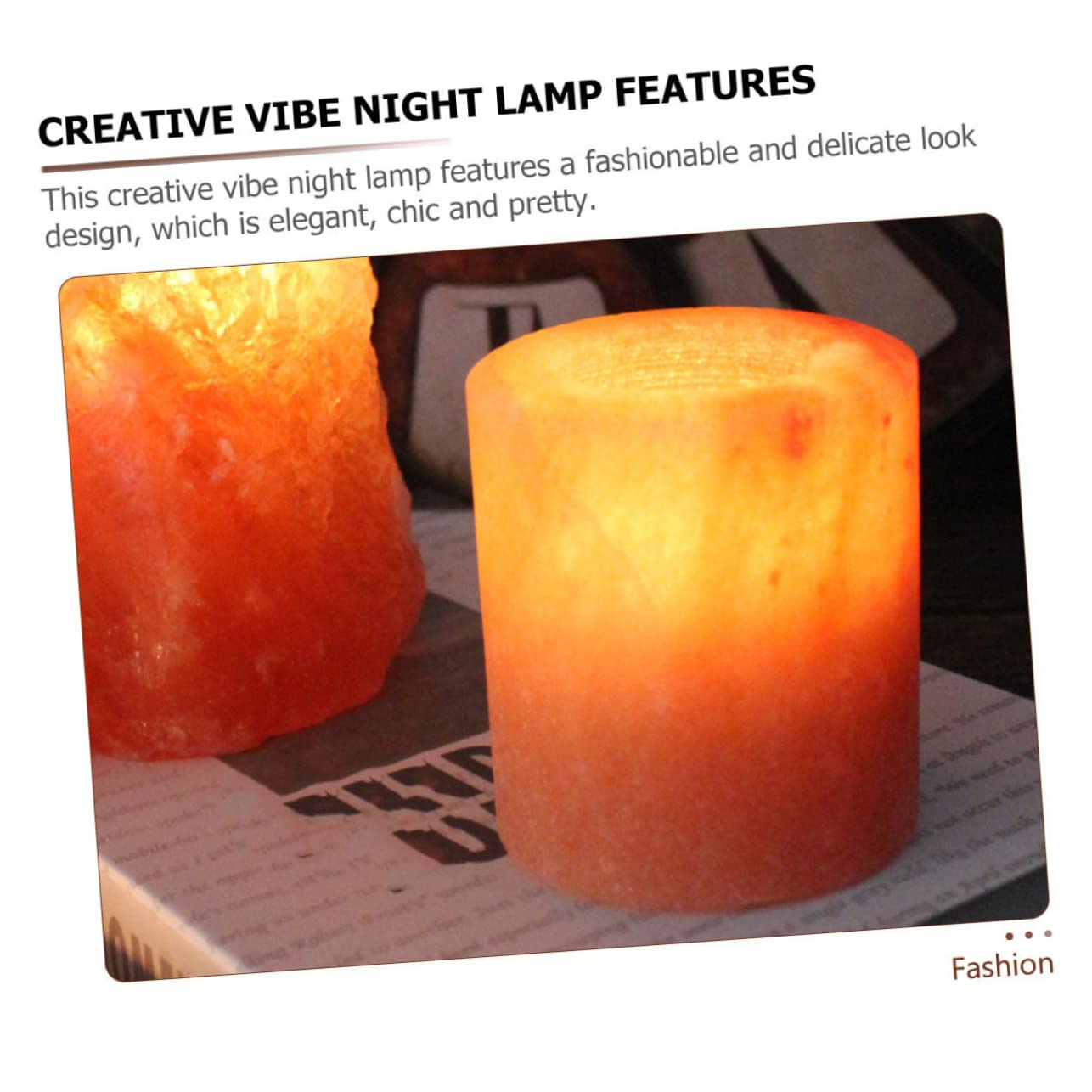 ULTECHNOVO Himalayan Crystal Salt Candle Holder Adjustable Meditation Centerpiece for Yoga 3-inch Natural Pink Rock Decorative Table Stand for Home Decor and Spiritual Practices