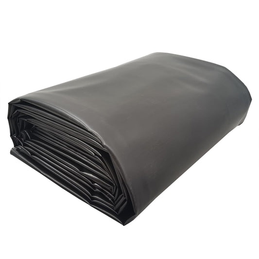 PreAsion Pond Liner 20ft ×30ft HDPE Black Pond Liner Large Garden Pond Liners Flexible Skins Lining for Koi Ponds Fountains Fish Pool Water Gardens 0.3mm/12mil Thickness