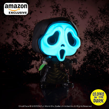 Funko Pop! Movies: Ghostface - Glow In the Dark - Amazon Exclusive - Collectable Vinyl Figure - Gift Idea - Official Merchandise - Toys for Kids & Adults - Movies Fans