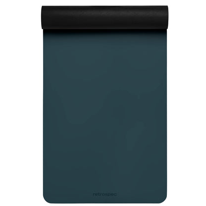 Retrospec Laguna 5mm Yoga Mat - Fitness Mat for Women, Men & Children, Slip-Resistant and Moisture Absorbing Exercise Mat for Home, Pilates, Yoga and Floor Workouts