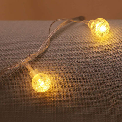 Zorela Globe Fairy Lights, 15M/49ft 100 LED Globe String Lights with Remote - USB or Battery Powered - 8 Modes - Outdoor Indoor String Fairy Lights for Christmas, Balcony, Gazebo, Garden, Camping