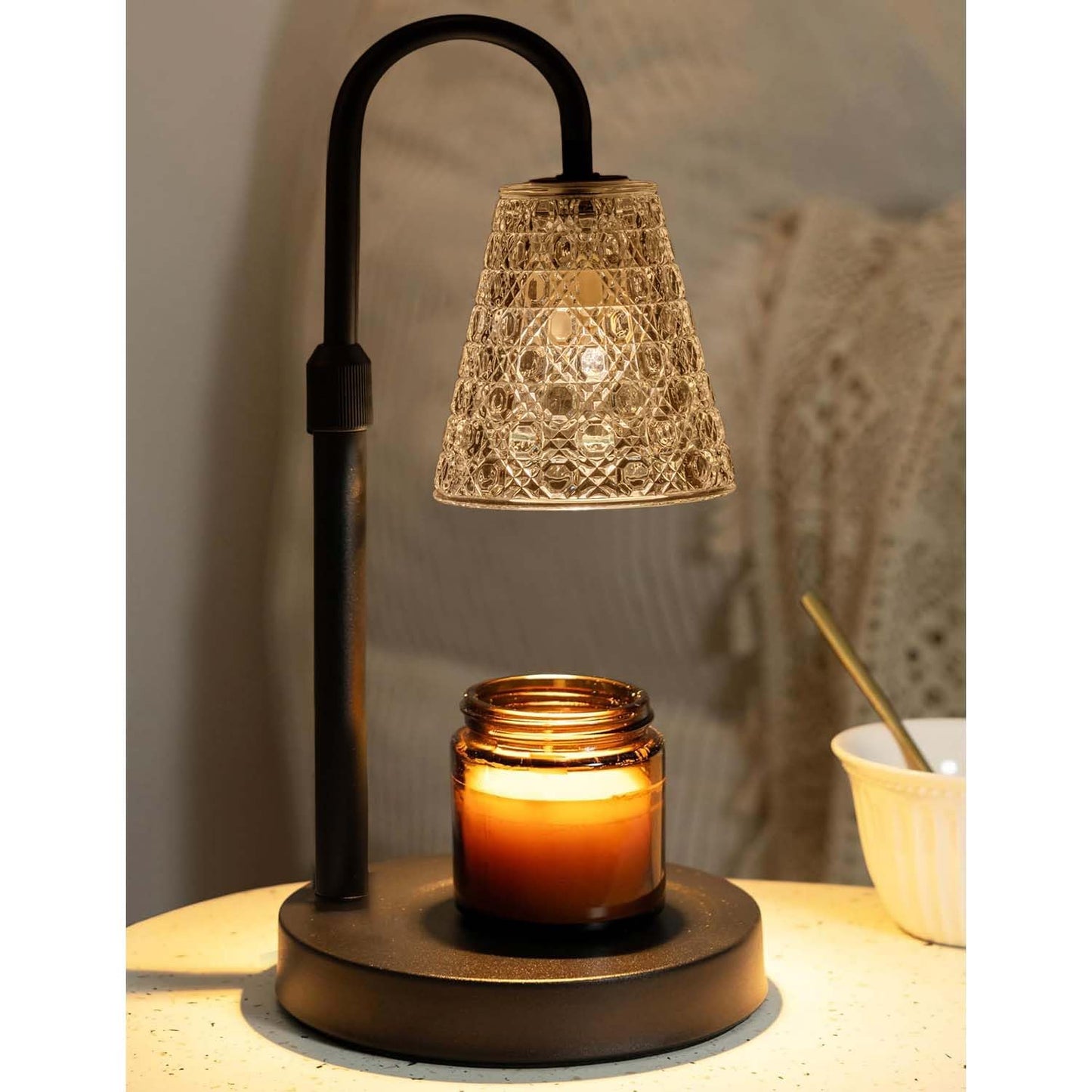 RMFSH Candle Warmer Lamp with Timer Dimmable, Birthday Gifts for Women Mom, House Warming Gifts New Home Decor, Wax Melt Warmer for Jar Candles with 2 Bulbs
