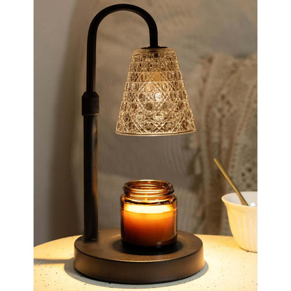 RMFSH Candle Warmer Lamp with Timer Dimmable, Birthday Gifts for Women Mom, House Warming Gifts New Home Decor, Wax Melt Warmer for Jar Candles with 2 Bulbs