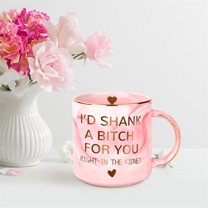 Valentines Galentines Day Gifts for Her - 12oz Funny Coffee Mug for Best Friend Girlfriend Besties BFF Mom Grandma Wife Sister Gifts from Sister Valentine's Birthday Mothers Day Present for Mom Women
