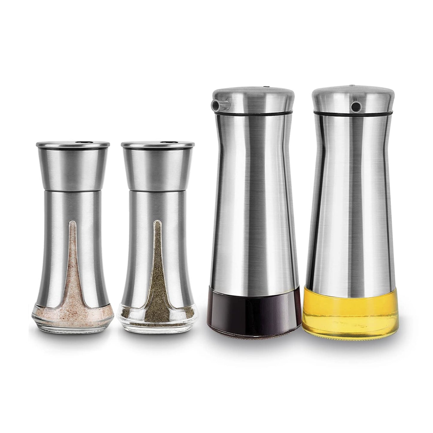 salt shaker and oil dispenser