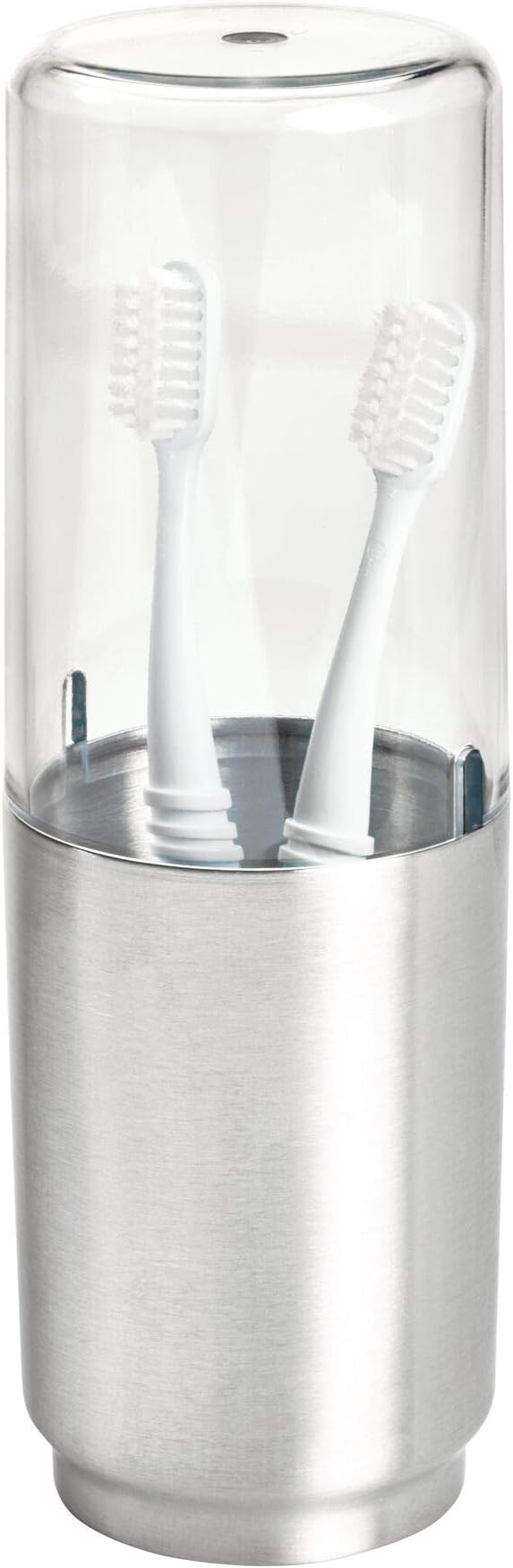 iDesign Austin Metal Covered Holder Stand, Holds Regular and Electric