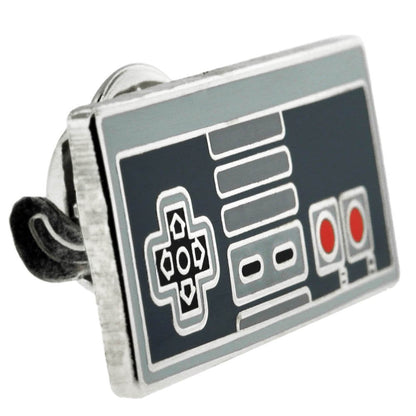 PinMart's Retro Video Gaming Controller Enamel Lapel Pin Set – for Gamers, Jackets, Backpacks, Cool Video Game Gifts, Gaming Accessories, Collectible Gamer Pins
