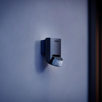 Steinel IS 130-2 black - 130° passive infrared motion detector, max. 12m reach, motion sensor for indoor and outdoor use