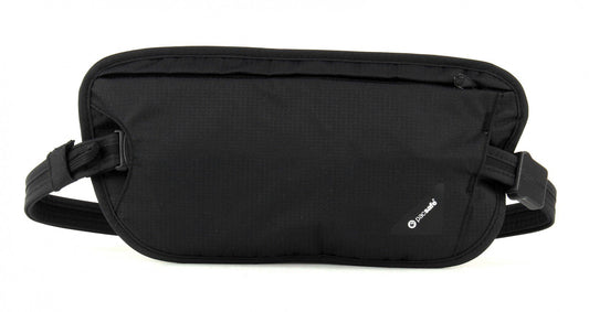 Pacsafe Coversafe X100 Anti-Theft RFID Blocking Waist Wallet, Black