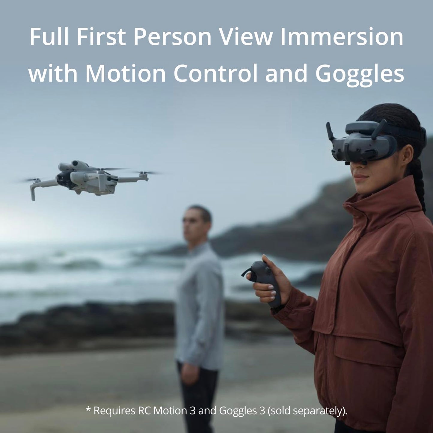 DJI Mini 4 Pro Fly More Combo with DJI RC 2 (screen remote controller), Folding Mini-Drone with 4K HDR Video Camera for Adults, Under 0.549 lbs/249 g, 34-Min Flight Time, 2 Extra Batteries
