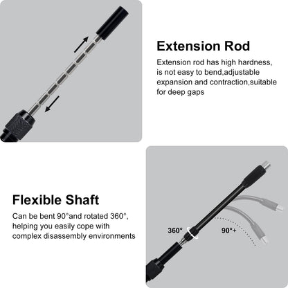 STREBITO Precision Screwdriver Set 153 in 1 Small Screwdriver Set with Case,DIY Repair Tool Kit with 140 CRV Screwdriver Bits for PC, Laptop, Cell Phone, MacBook, PS5, Controller, RC & Computer