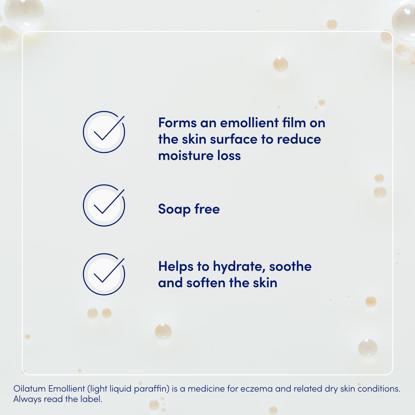 Oilatum Emollient Bath Liquid for Eczema, Psoriasis and Dry Skin Conditions, Soothing Formula for Sensitive Skin, Hydrating Relief for Itchy, Irritated Skin, 1 x 500ml