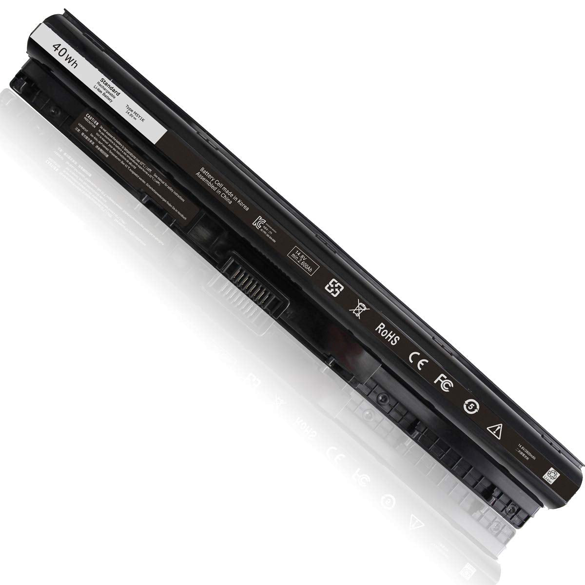 40Wh Type M5Y1K 14.8V Battery for Dell Inspiron 15 5000 3000 Series 5566 5555 5558 5559 5758 3567 3551 3552 3558 14 3451 3452 3458 5458 17 5755 5758 5759 GXVJ3 HD4J0 WKRJ2 VN3N0 P51F P47F P63F P64G
