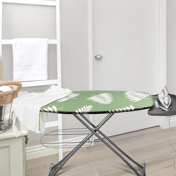SheeChung Ironing Board Cover and Pad 18“x49”, Thick Scorch Resistant Padding