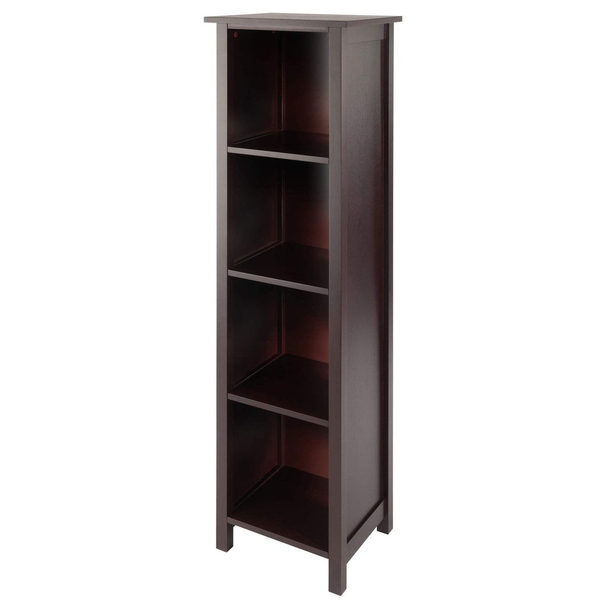 Winsome Wood Milan Storage/Organization, Tall, Antique Walnut