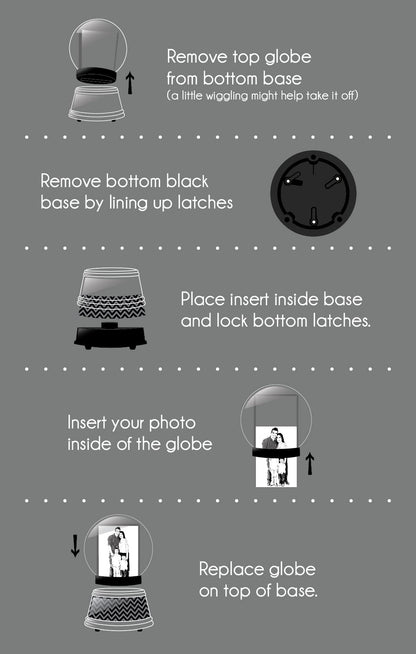 Neil Enterprises Inc. Create Your Own Photo Snow Globe