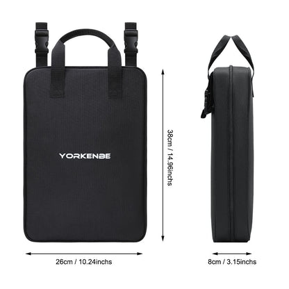 Yorkenbe Camp Kitchen Organizer, High Capacity Camping Cooking Utensils Bag, with Hanging Hooks and Paper Towel Holder, Multi-pocket Waterproof Portable Storage for BBQ Outdoor Cooking Essentials