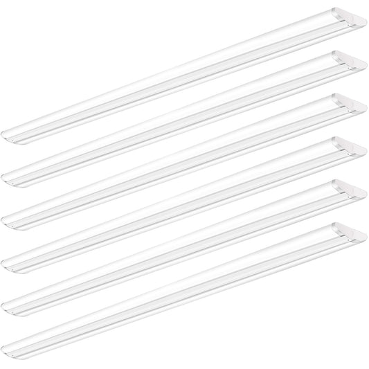ANTLUX 8FT LED Shop Light, Ultra Slim LED Wraparounds 110W [6-lamp T8 Fluorescent Equiv.], 12500LM, 5000K, Commercial 8 Foot Strip Light, Flush Mount Garage Office Warehouse Ceiling Lighting, 6 Pack