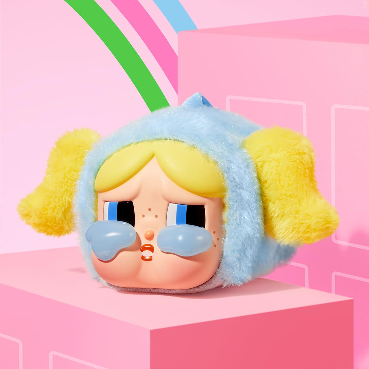 POP MART CRYBABY × Powerpuff Girls Series-Vinyl Face Plush 1Box 2.5 inches Action Figure Art Toy Articulated Character Fan-Favorite Collectible