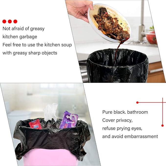 Small Black Trash Bags, Small Garbage Bags