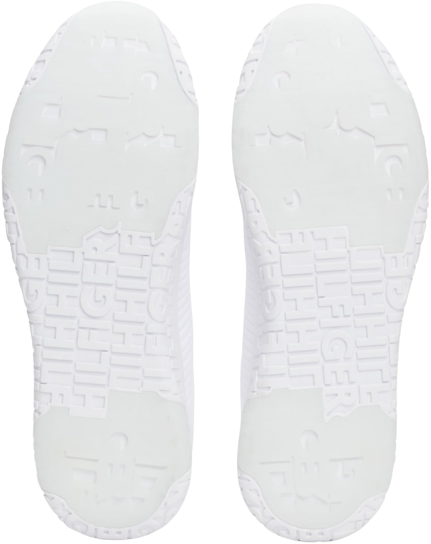 Tommy Hilfiger Men’s Corporate Knit Rib Runner Trainers, White (White), 9