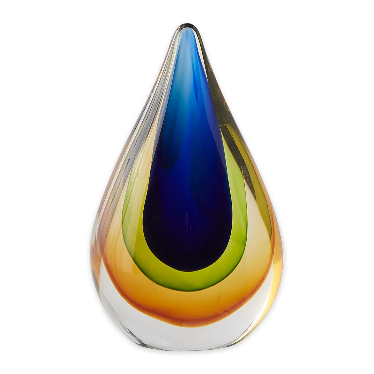 Zingz & Thingz Dazey Den Collection Glass Teardrop Décor, Teardrop, 4x2x6.5
