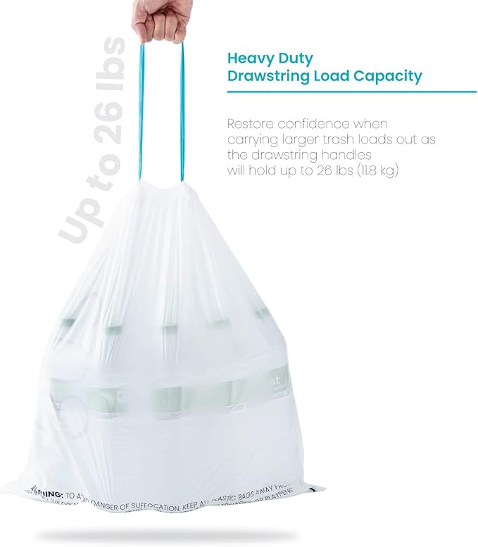 Home Zone Living 8 Gallon Kitchen Trash Bags