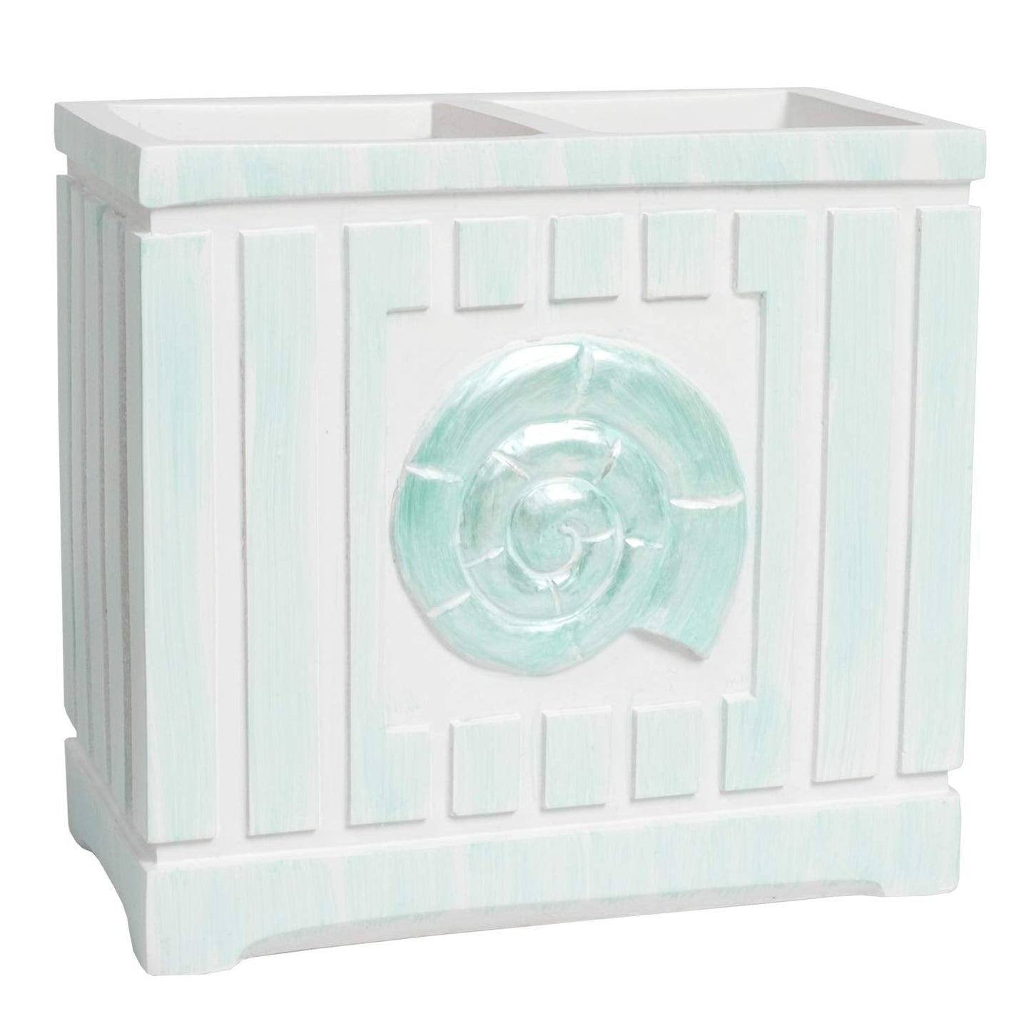 Sweet Home Collection Bathroom Accessories Sets Unique Collections Modern Classic Contemporary Decorative Beautiful Designs Bath Shower Tub Décor, Toothbrush Holder, Beach Shells (Pack of 1)