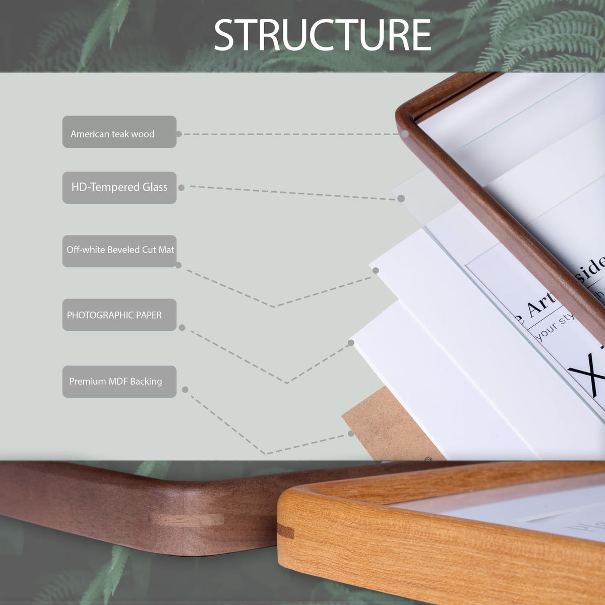 Xzwenru 8x14 Picture Frame Set of 1,Solid Walnut Wood Frame with Real Glass,Rounded Edge Wooden Photo Frame Matted to 8x14 Photo without mat or three 4x6 picture with mat, For TableTop and Wall Decoration.