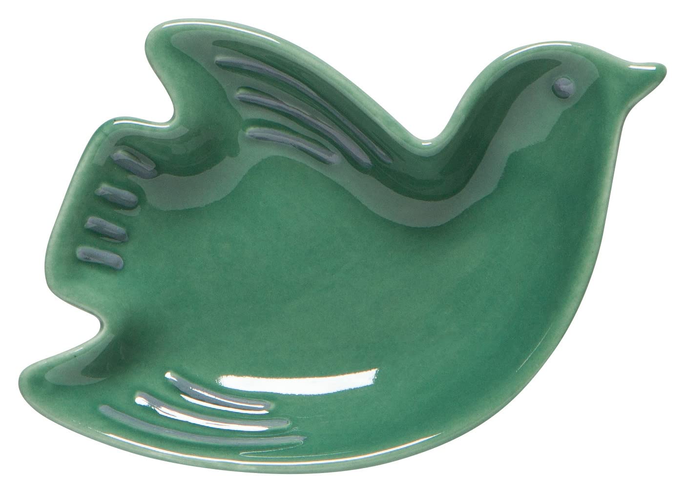Now Designs Bird Shaped Ceramic Pinch Bowl Set, Soy Sauce Dish, Set of 6