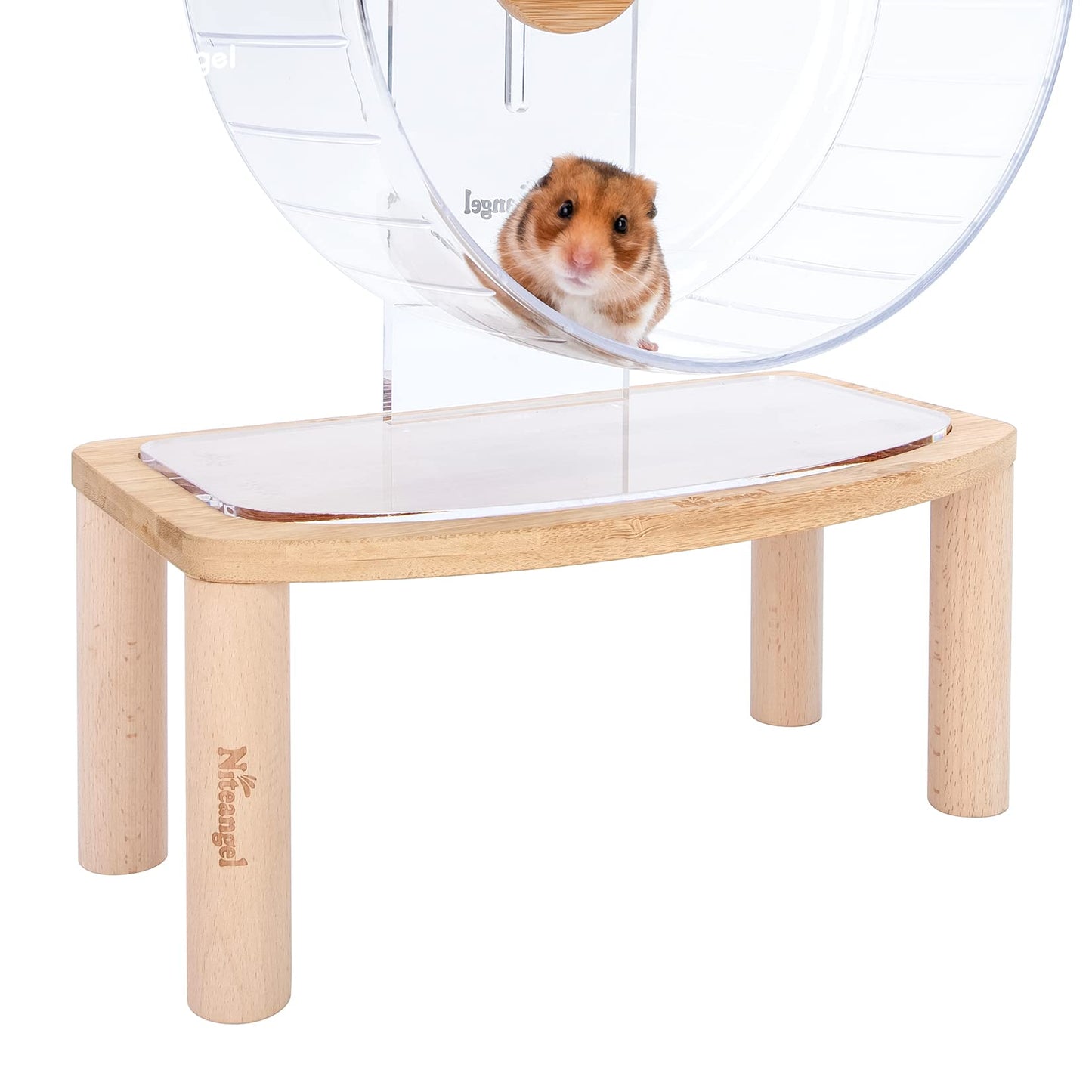 Niteangel Anti-Slide Hamster Wheel Platform - Fits for Niteangel Super-Silent Wheel | Acrylic Wheel | Wooden Wheel | Cloud Series Wheel