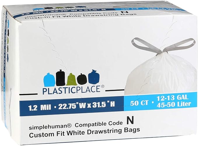 Plasticplace Custom Fit Trash Bags, Compatible
