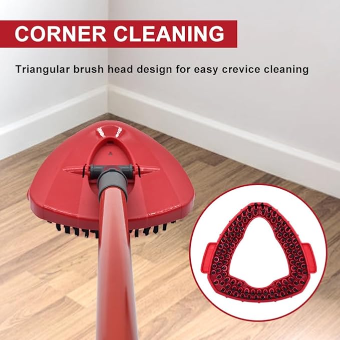 Funtin 2-Pack Mop Scrub Brush Head Compatible