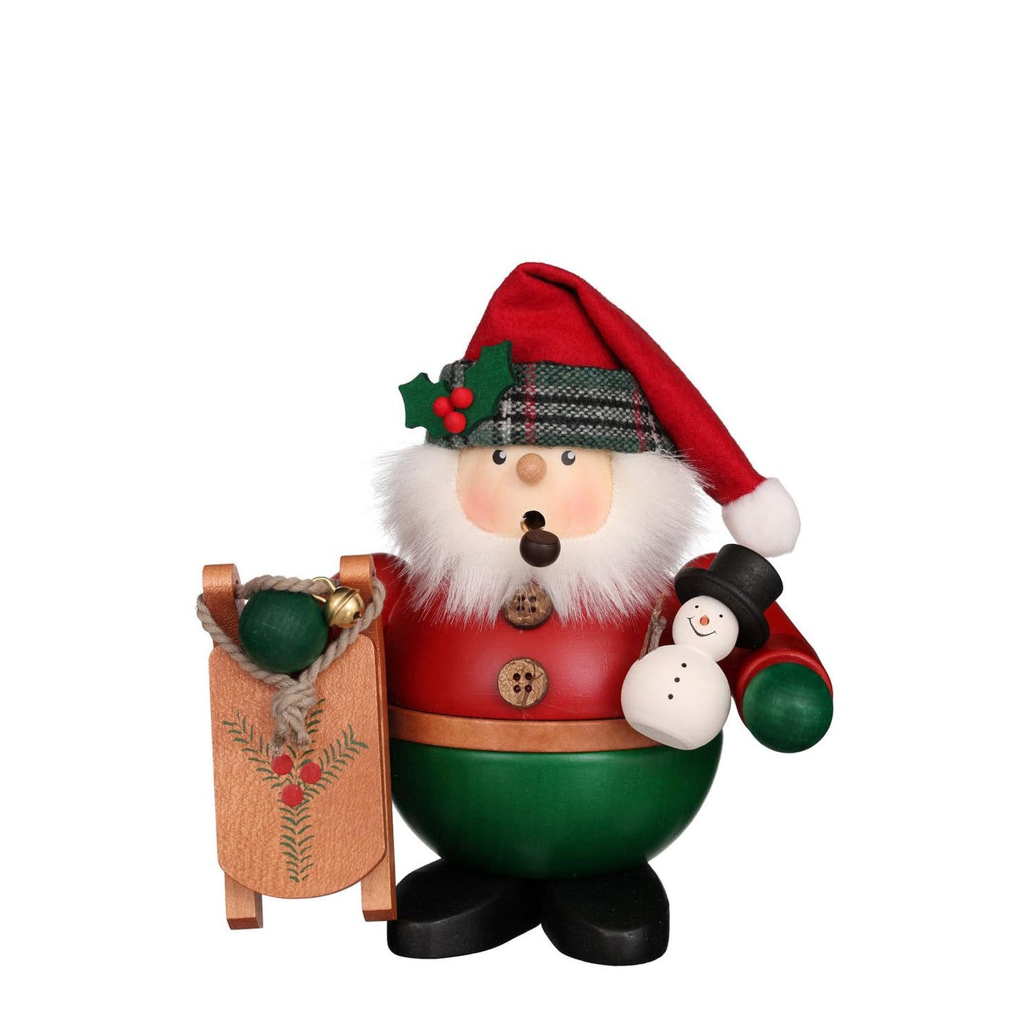 Alexander Taron Importer 1-465 - Christian Ulbricht Incense Burner - Santa with Sled - 6"" H x 5.5"" W x 4.5"" D