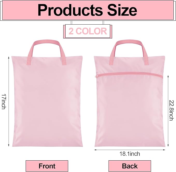 2 Pcs Travel Laundry Bags Waterproof