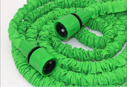 Yiting Expandable Garden Hose 25ft/50ft/100ft/125ft/150ft/200ft, 3 Times Flexible Expanding Magic Garden Water Hose Pipe with 8 Function Spray Nozzle and 3/4"&1/2" Hose Connect Fittings (Green, 25FT)