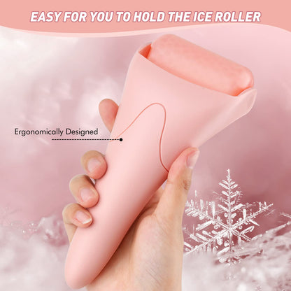 Ice Roller for Face,Eyes,Women Gifts Idea,Therapeutic Cooling to Tighten Brighten Complexion and Reduce Wrinkles,Massager Under Eye Puffiness,Migraine and Pain Relidf (Haze Blue)