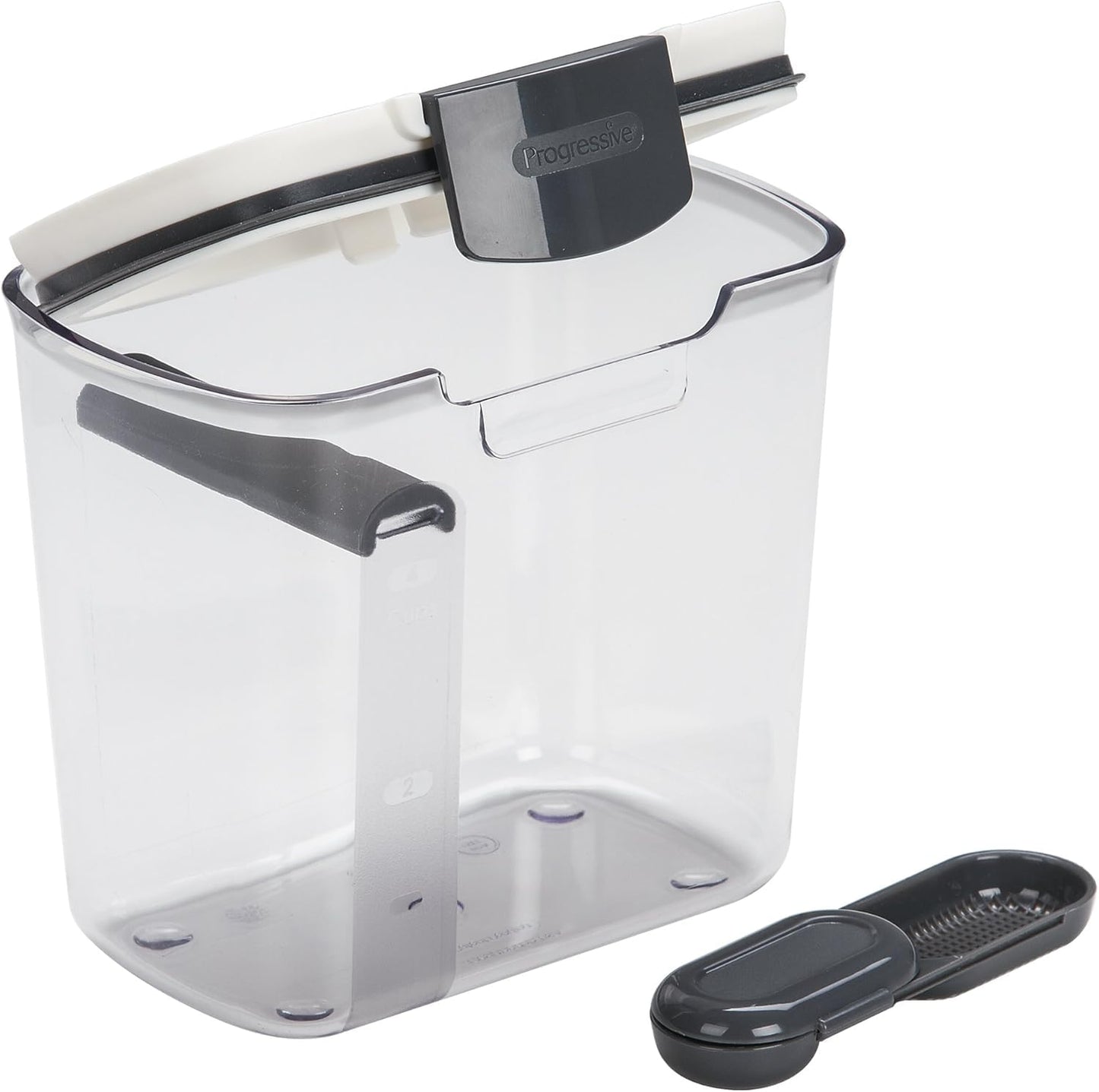 ProKeeper 1 Quart Airtight Powdered Sugar Storage Container – Grey, BPA-Free Plastic