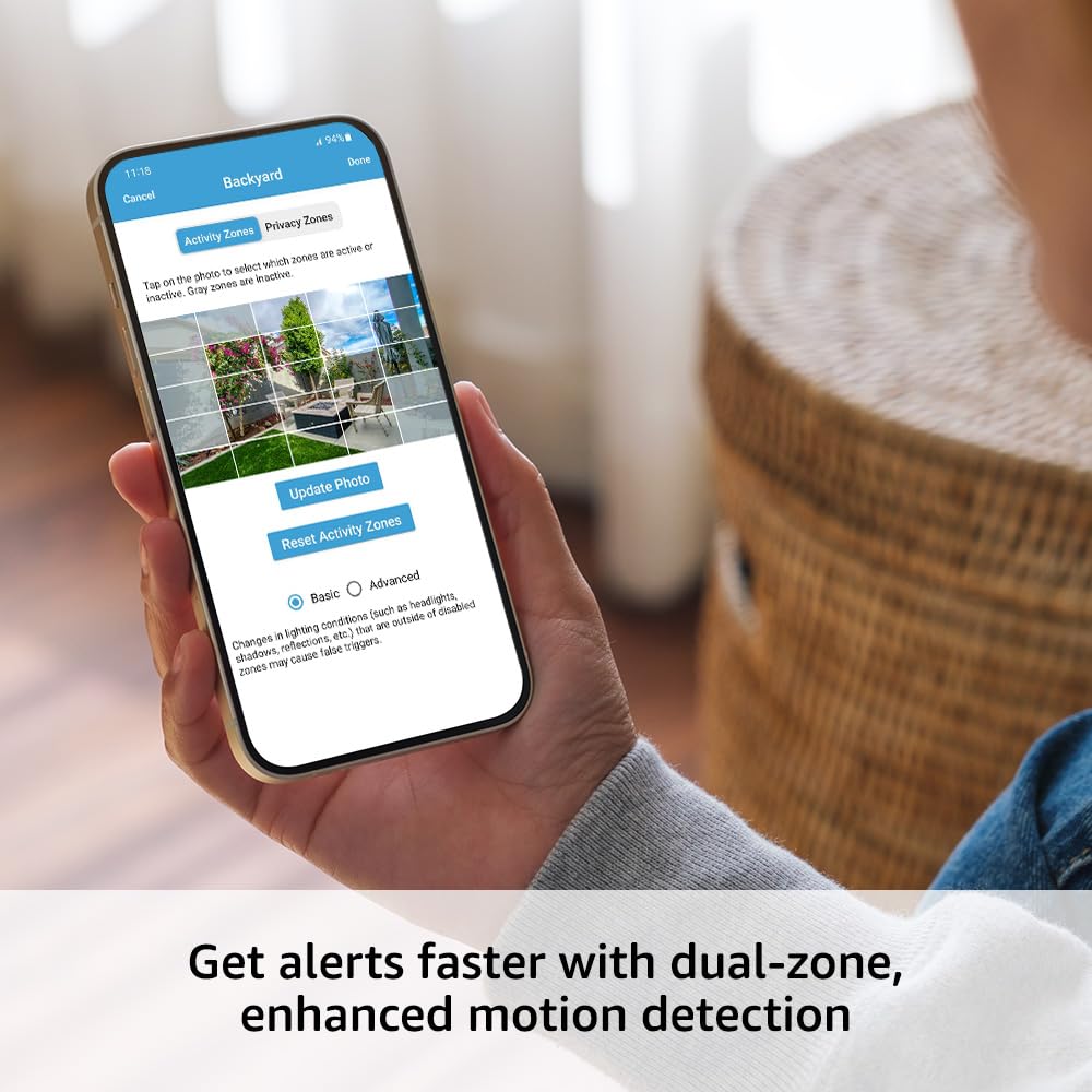 Blink Outdoor 4 (newest model), Wireless smart security camera, two-year battery, 1080p HD day and infrared night live view, two-way talk – 5 camera system